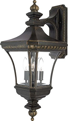 Quoizel DE8961IB Devon Three Light Outdoor Wall Lantern, Imperial Bronze Alternate Image 2.jpg