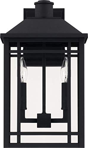 Capital Lighting 927121BK Braden Two Light Outdoor Wall Lantern, Black Alternate Image.jpg