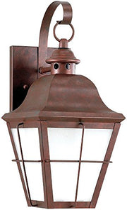 Generation Lighting 8462DEN3-44 Chatham One Light Outdoor Wall Lantern, Weathered Copper Alternate Image.jpg