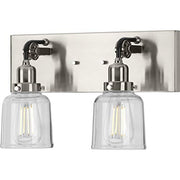 Progress P300227-009 Rushton Collection Two-Light Brushed Nickel Clear Glass Farmhouse Bath Vanity Light Alternate Image.jpg