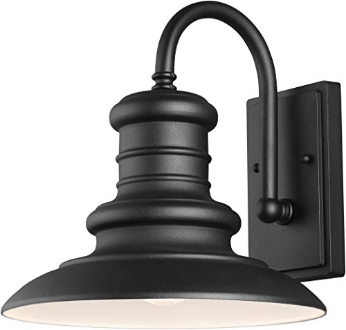 Generation Lighting OL8601TXB/T Redding Station One Light Outdoor Wall Lantern, Textured Black Alternate Image.jpg