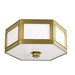 Hudson Valley 6413-AGB Nassau Two Light Flush Mount, Aged Brass Alternate Image.jpg