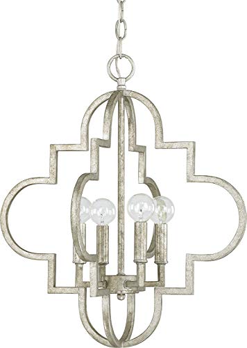 Capital Lighting 4541AS Ellis Four Light Pendant, Antique Silver Alternate Image.jpg