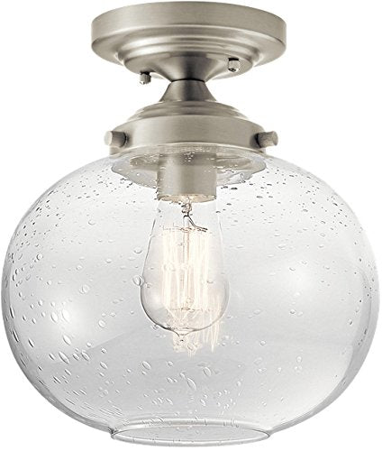 Kichler 42296NI Avery One Light Semi Flush Mount, Brushed Nickel Alternate Image.jpg