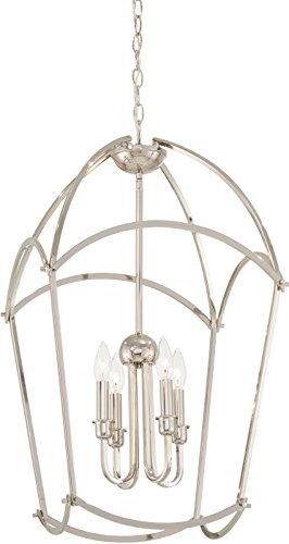 Minka-Lavery 4774-613 Jupiter'S Canopy Four Light Pendant, Polished Nickel Alternate Image.jpg