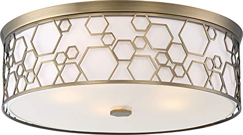 Minka-Lavery 1845-108-L LED Flush Mount, Polished Satin Brass Alternate Image 3.jpg