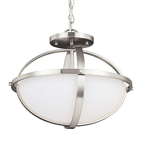 Generation Lighting 7724602EN3-962 Alturas Two Light Semi-Flush Convertible Pendant, Brushed Nickel Alternate Image.jpg