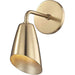 Mitzi H115101-AGB Kai LED Wall Sconce, Aged Brass Alternate Image.jpg