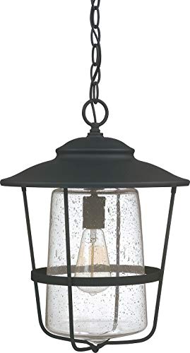 Capital Lighting 9604BK Creekside One Light Outdoor Hanging Lantern, Black Alternate Image.jpg