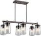 Kichler 49835AZ Lyndon Six Light Outdoor Linear Chandelier, Architectural Bronze Alternate Image.jpg