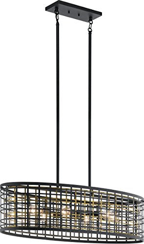 Kichler 44077BK Aldergate Six Light Pendant, Black Alternate Image.jpg