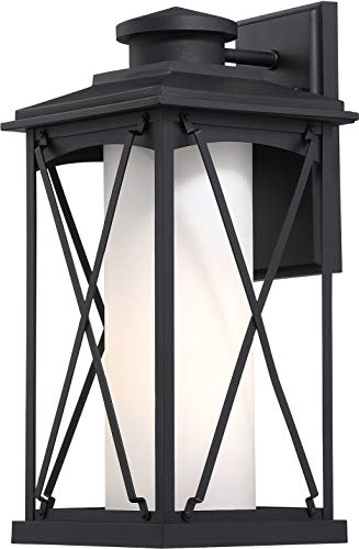 Minka-Lavery 72683-66 Lansdale One Light Outdoor Wall Mount, Coal Alternate Image.jpg