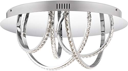 Quoizel PCDM1618C Diamond LED Flush Mount, Polished Chrome Alternate Image.jpg