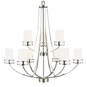 Generation Lighting 3121609-962 Robie Nine Light Chandelier, Brushed Nickel Alternate Image.jpg
