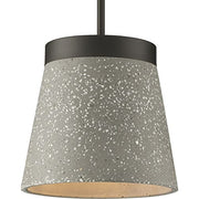 Progress P500313-143 Terrazzo Collection One-Light Graphite and Grey Terrazzo Hanging Pendant Light Alternate Image.jpg