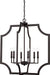 Capital Lighting 526161BI Lesley Six Light Foyer Pendant, Black Iron Alternate Image.jpg