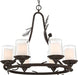 Minka-Lavery 2756-694 Ponderosa Ridge Six Light Chandelier, Weathered Spruce w/ Silver Alternate Image.jpg