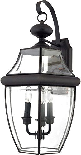 Quoizel NY8318Z Newbury Three Light Outdoor Wall Lantern, Medici Bronze Alternate Image.jpg