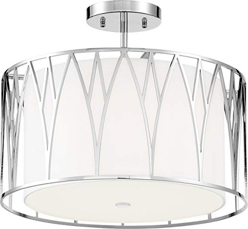 Minka-Lavery 1089-613-L Regal Terrace LED Semi Flush Mount, Polished Nickel Alternate Image.jpg