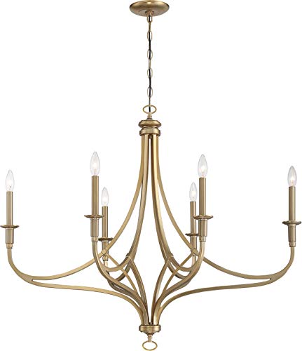 Minka-Lavery 1097-740 Covent Park Six Light Chandelier, Brushed Honey Gold Alternate Image.jpg