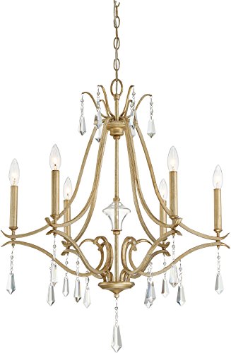 Minka-Lavery 4446-582 Laurel Estate Six Light Chandelier, Brio Gold Alternate Image 2.jpg