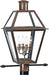 Quoizel RO9014AC Rue De Royal Four Light Outdoor Post Mount, Aged Copper Alternate Image.jpg