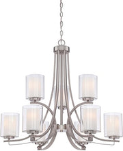 Minka-Lavery 4109-84 Parsons Studio Nine Light Chandelier, Brushed Nickel Alternate Image.jpg