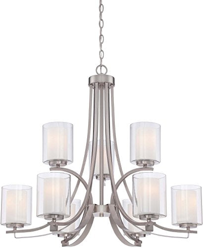 Minka-Lavery 4109-84 Parsons Studio Nine Light Chandelier, Brushed Nickel Alternate Image.jpg