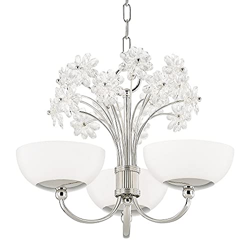 Hudson Valley 4419-PN Beaumont Three Light Chandelier, Polished Nickel Alternate Image.jpg