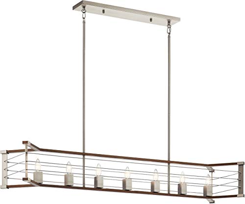 Kichler 44252NI Lente Seven Light Linear Chandelier, Brushed Nickel Alternate Image 4.jpg