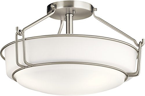 Kichler 44085NI Alkire Three Light Semi Flush Mount, Brushed Nickel Alternate Image.jpg