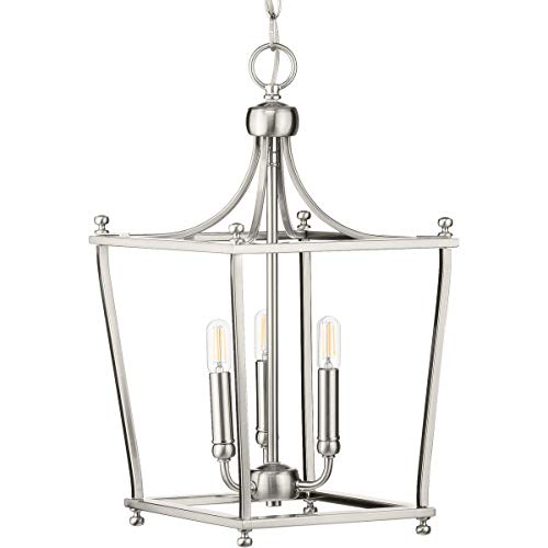 Progress P500213-009 Parkhurst Collection Brushed Nickel Three-Light Foyer Alternate Image.jpg