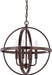 Capital Lighting 317541BZ Hartwell Four Light Pendant, Bronze Alternate Image.jpg