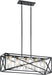 Kichler 44081BK Moorgate Five Light Linear Chandelier, Black Alternate Image.jpg