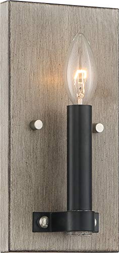 Minka-Lavery 3871-693 Rawson Ridge One Light Wall Mount, Aged Silverwood And Coal Alternate Image.jpg