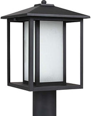 Generation Lighting 89129-12 Hunnington One Light Outdoor Post Lantern, Black Alternate Image.jpg