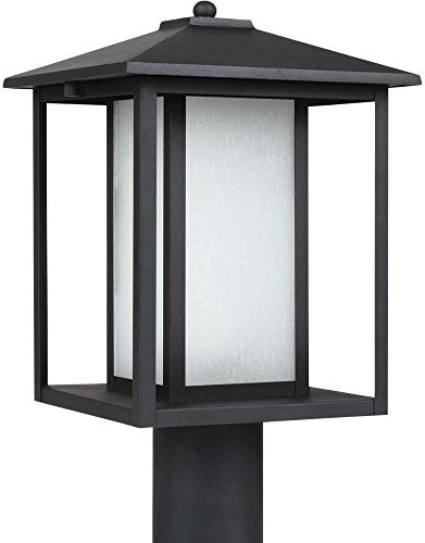 Generation Lighting 89129-12 Hunnington One Light Outdoor Post Lantern, Black Alternate Image.jpg