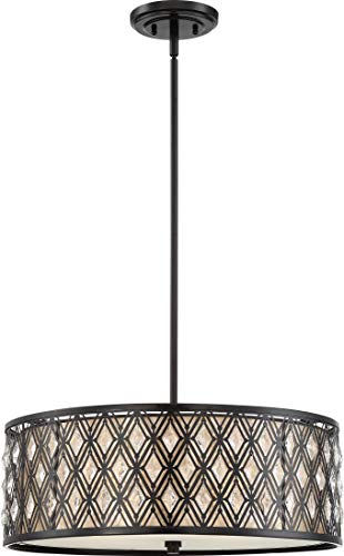 Quoizel MCBQ2822K Boutique Four Light Pendant, Mystic Black Alternate Image.jpg