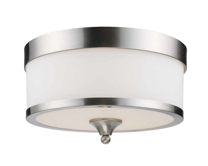 Z-Lite 308F-BN Cosmopolitan Three Light Flush Mount, Brushed Nickel Main Image.jpg