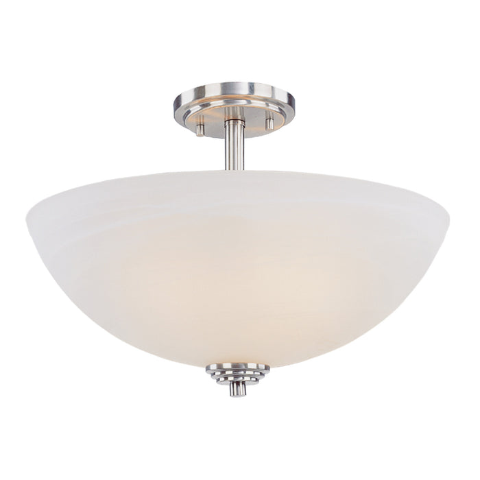 Z-Lite 314SF-BN Chelsey Three Light Semi Flush Mount, Brushed Nickel Main Image.jpg