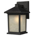 Z-Lite 507B-BK Holbrook One Light Outdoor Wall Sconce, Black Main Image.jpg