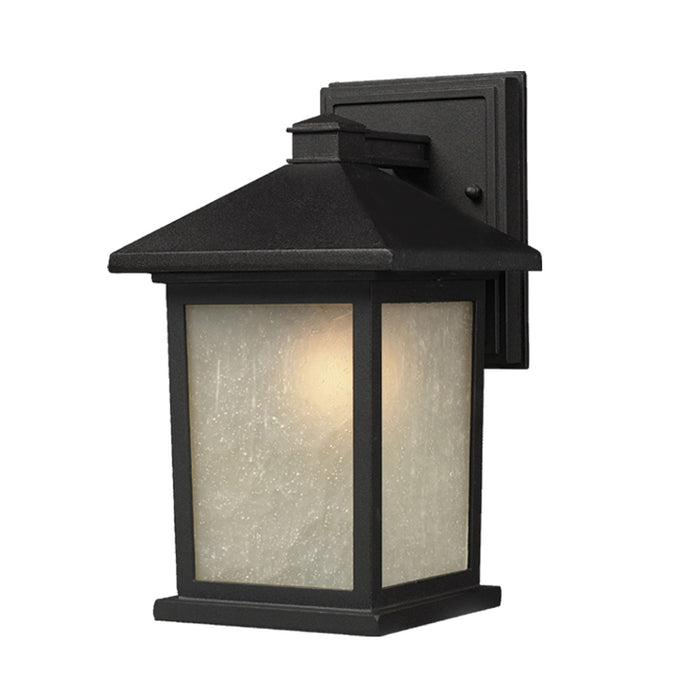 Z-Lite 507M-BK Holbrook One Light Outdoor Wall Sconce, Black Main Image.jpg