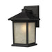 Z-Lite 507M-BK Holbrook One Light Outdoor Wall Sconce, Black Main Image.jpg