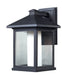 Z-Lite 523B Mesa One Light Outdoor Wall Sconce, Black Main Image.jpg