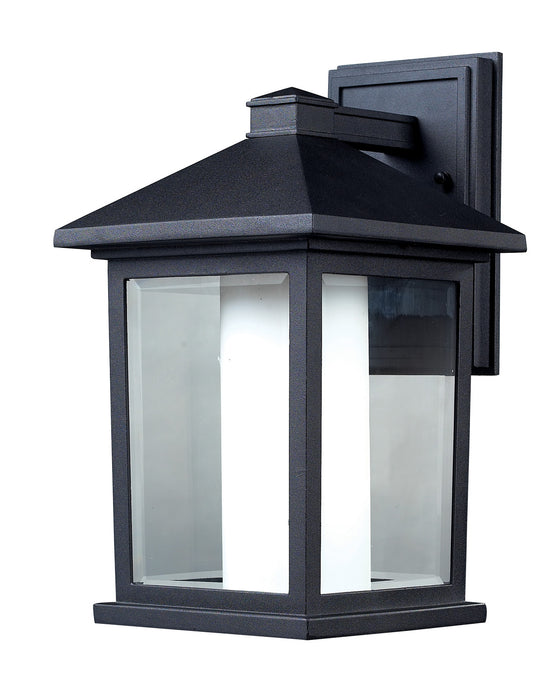 Z-Lite 523M Mesa One Light Outdoor Wall Sconce, Black Main Image.jpg