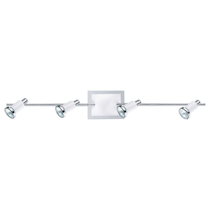 Eglo USA 200099A Eridan Four Light Track Light Chrome/Shiny White Main Image.jpg