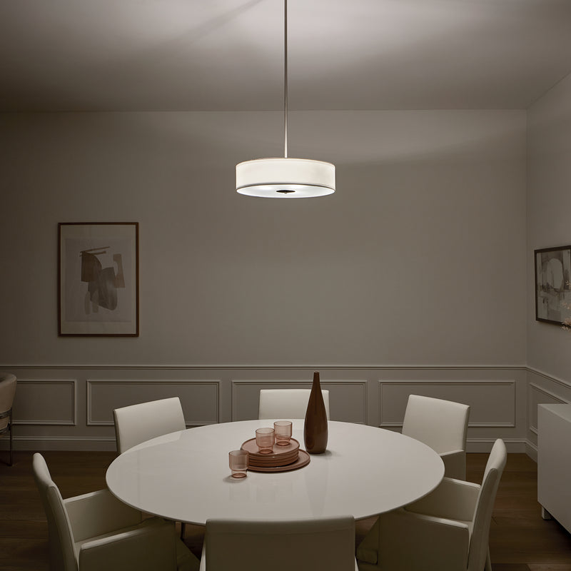 Kichler 42121OZ Three Light Pendant/Semi Flush, Olde Bronze (6)
