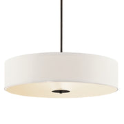 Kichler 42122OZ Three Light Pendant/Semi Flush, Olde Bronze (2)