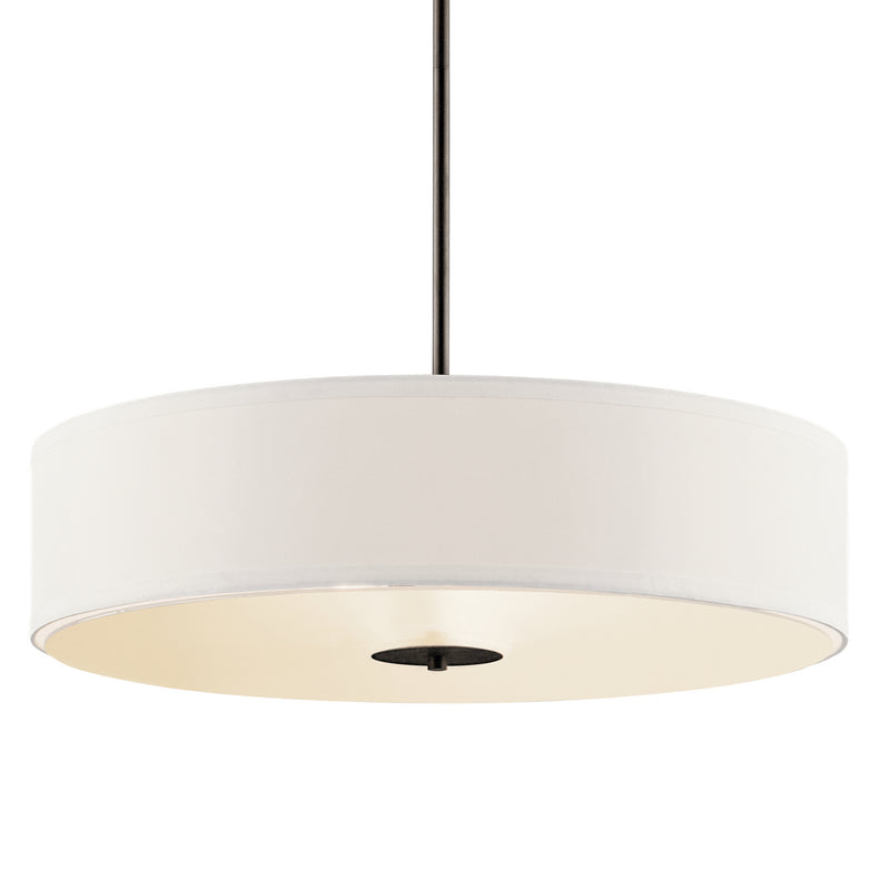 Kichler 42122OZ Three Light Pendant/Semi Flush, Olde Bronze (2)
