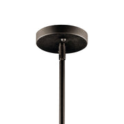 Kichler 42122OZ Three Light Pendant/Semi Flush, Olde Bronze (4)